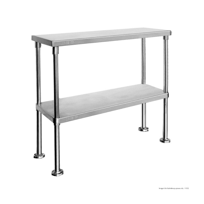 Modular Systems Double Tier 400 Deep Workbench Overshelf 750 High  - Overshelves And Undershelves (wbo2-1800-400)
