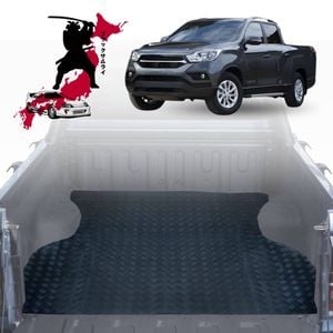 Black Samurai UTE Tub Mat Tray Liner for SsangYong Musso 2018 - Current Q200
