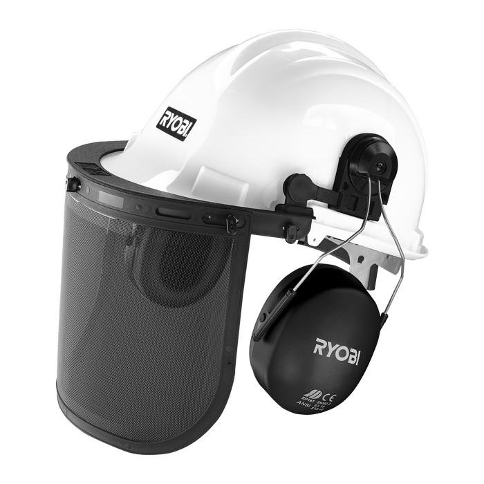 Ryobi Protective Helmet And Earmuff Safety Set