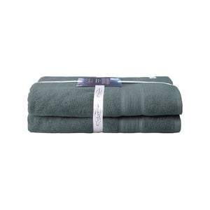 2PK Ultimate Alanya Bathroom Bath Sheet/Towel 550Gsm Slate
