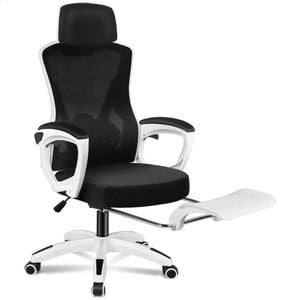ALFORDSON Mesh Office Chair Black White