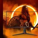 AOC 34' Curved 3440 x 1440 21:9, 1ms, 400cd/m2 HDR, Ultra Fast 180Hz Panel, Adaptive Sync, HDMI: 2.2, DisplayPort: 1.4 Gaming Mo