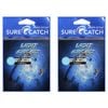 2x Surecatch Pre-Tied Light Surf Rig Chemical Sharpened Fishing Hook Size 2
