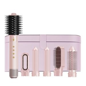 Catzon 6in1 Air Styler Hairdryer Brush Set for All Hair Types-PinkGold