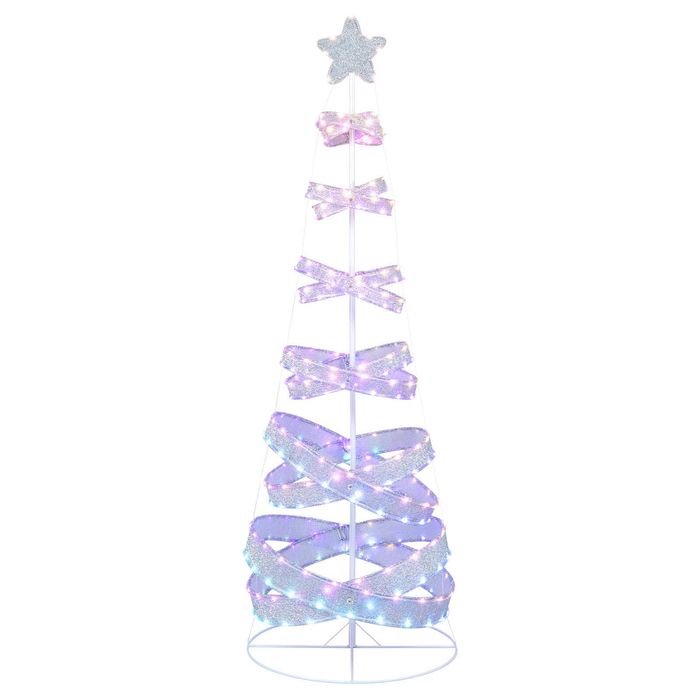 Costway 2.1M Pre-lit Spiral Christmas Tree 34 Lighting Modes Xmas New Year Decoration