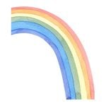 Allwallstickers Large Multicolour Rainbow Wall decal