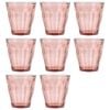 Duralex Picardie Glass Tumblers - 250ml - Pink - Pack of 8