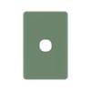 Deta S-Line Jade Green 1 Gang Switch Cover Plate
