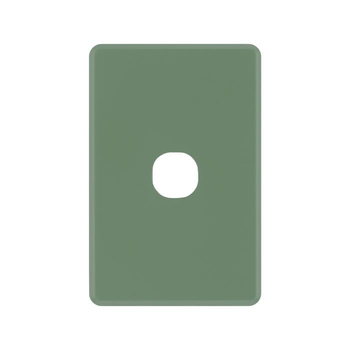 Deta S-Line Jade Green 1 Gang Switch Cover Plate