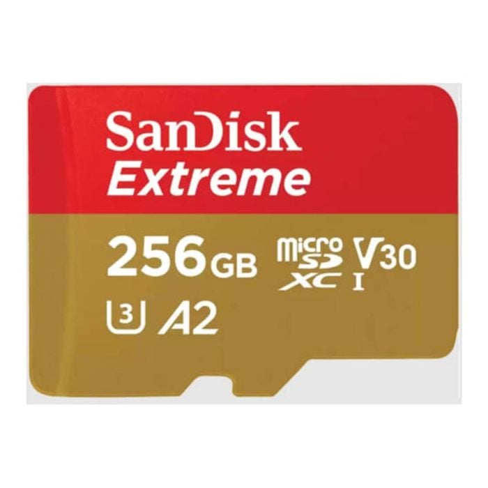 SanDisk Extreme 256GB MicroSDXC SQXAV Mem Card [SDSQXAV-256G-GN6MA]