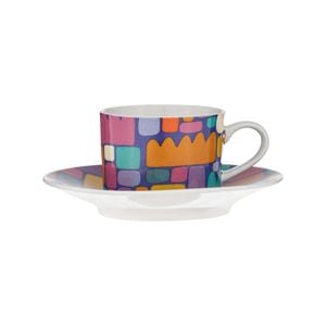 Ashdene Puli Puli Cup & Saucer 250ml Purple