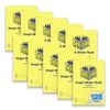 10pc Spirax 135 Graph Binder Book 5mm 128-pages 70gsm Writing Stationery Yellow