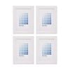 4PK Braz A4 Siena Image Photo Document Display Frame 29.7x21cm White