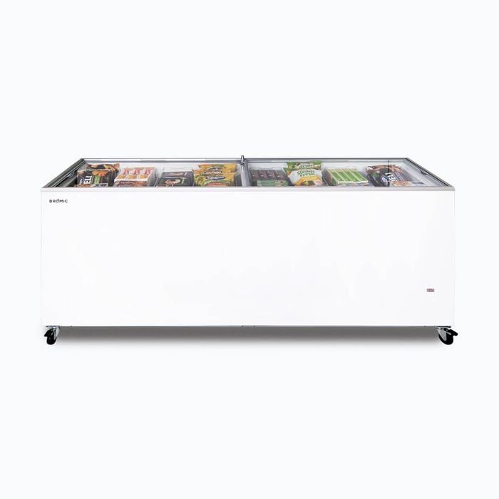 Bromic display Chest Freezer - 670L - Flat Glass Top