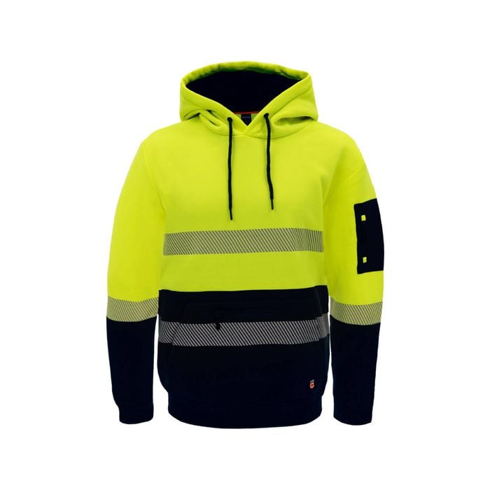 Citeco Yellow Hi Vis Taped Hoodie - Medium