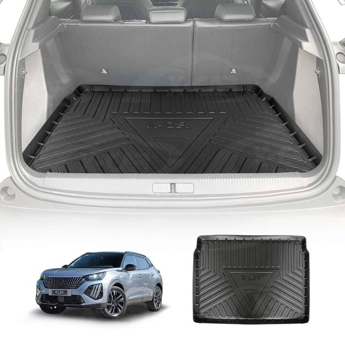 Boot Liner for Peugeot 2008 2020-Onwards Heavy Duty Cargo Trunk Mat Luggage Tray