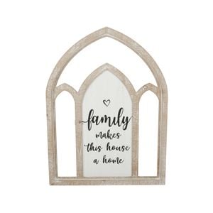 Willow & Silk "family Makes Home" Sign Wall Art