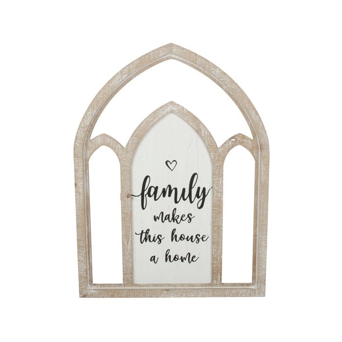 Willow & Silk "family Makes Home" Sign Wall Art