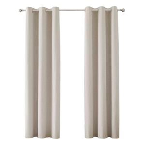 Mollers 120 x 223cm Cafe Au Lait Blockout Dory Eyelet Curtain