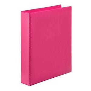 Marbig Clearview A4 2D-Ring Insert Binder 25mm (Pink)