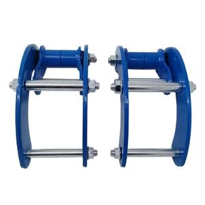Machter Autoparts 2" Rear Leaf Spring Shackles Lift Kit Fit For Mitsubishi Triton ML MN 2.4L 2.5L 3.5L
