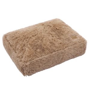 Paws & Claws 80x60cm Calming Plush Mattress Large - Camel