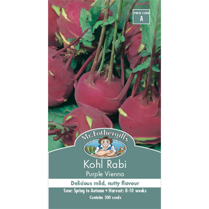 Mr Fothergill's Seed Kohl Rabi Purple Vienna