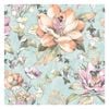 Floral Fairies Teal Wallpaper  53cm x 10.05m