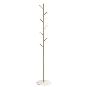 Furb Coat Rack Steel Clothes Stand Tree Portable Hanger Hat Garment Hook Gold
