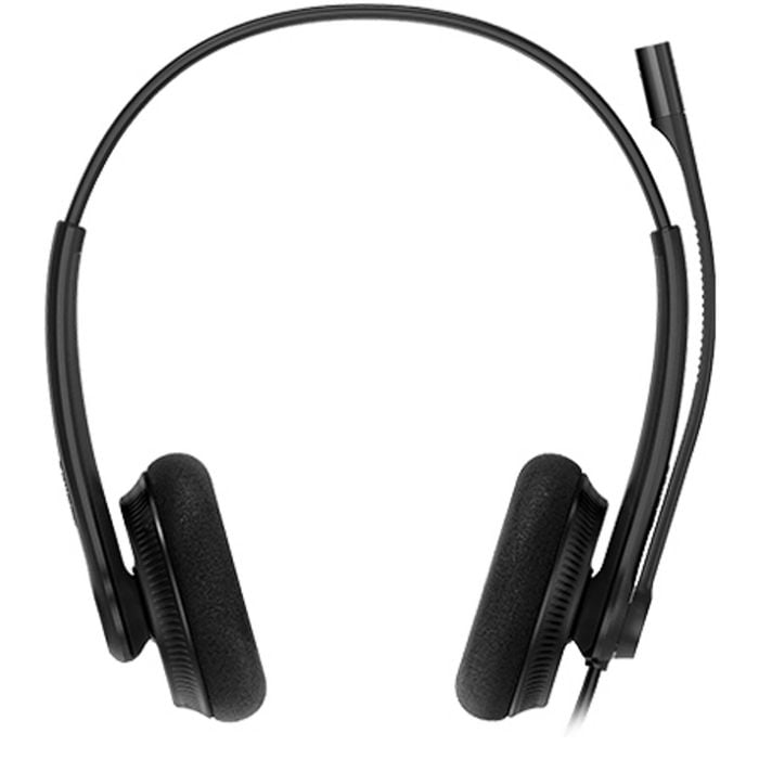 Yealink Uh34 Lite Dual Uc Usb Headset - Comfortable Leather Ear Cushions