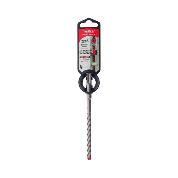 Diablo 8 x 165mm Rebar Demon SDS-Plus Hammer Drill Bit 