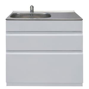Dissco Laundry Tub Twin Drawer  900x560mm Left Hand - Left