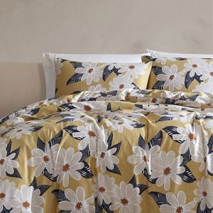 Ardor Boudoir King Sabina Microfibre Quilt Cover Set Desert Sand