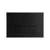 Zumi Slim Square Stainless Steel Matt Black Flush Plate