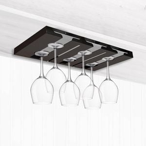 Soga 34cm Wine Glass Holder Hanging Stemware Storage