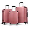 ALFORDSON 20" 24" 28" Luggage 3PCS Set Suitcase TSA Carry on Case Pink