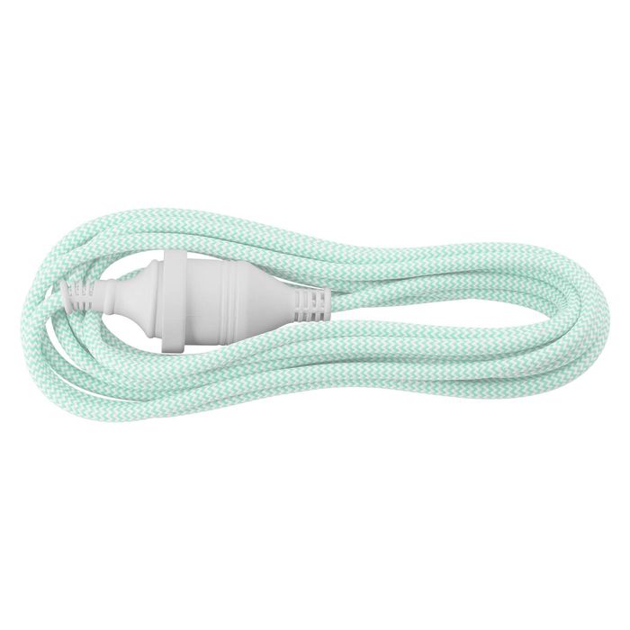 Arlec 5M Ordinary Duty 10A 3G1.0mm² Braided Lead - Misty Jade