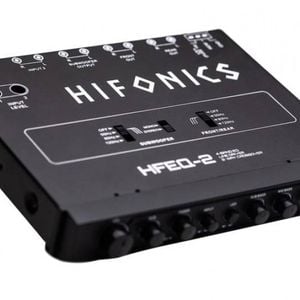 Hifonics HFEQ-2 4-Band Equalizer 2-Way Line-Driver Signal Processor