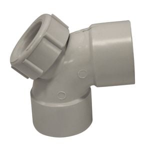 Holman 50mm 88° Female And Female PVC DWV I / O Bend