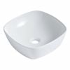 Mondella Square Above Counter Basin - Gloss White Resonance