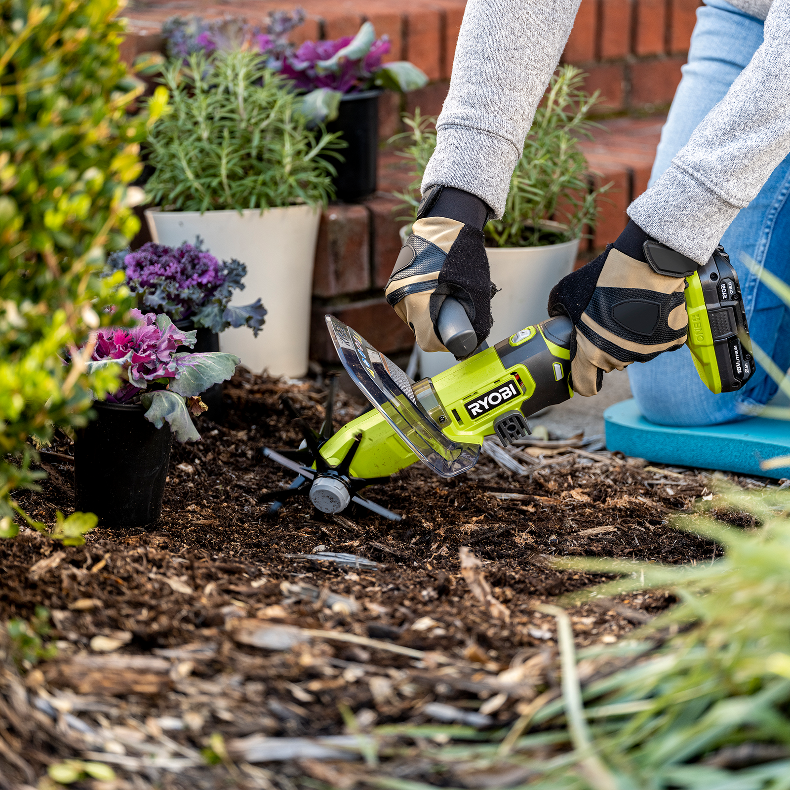 Ryobi 18V ONE+ Handheld Cultivator R18CLVH1 Tool Only Bunnings