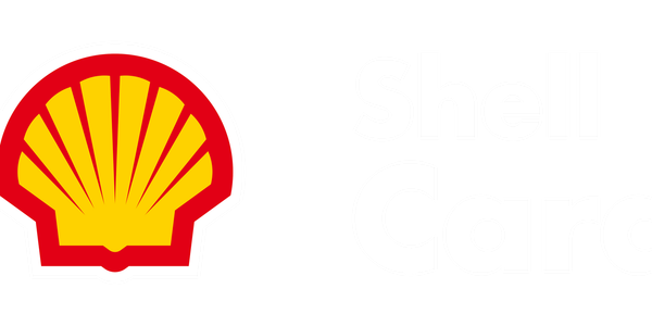 Shell red and yellow image with Shell and Card in coloured writing.