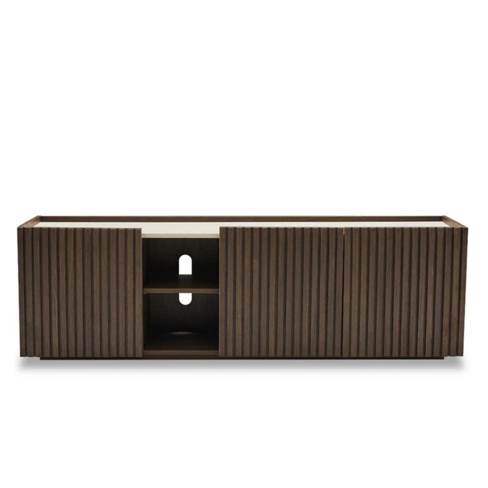 Big Lot 160cm Smoked Oak Kalani Entertainment Unit