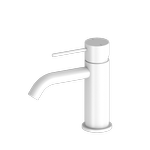 Nero Matte White Mecca Basin Mixer