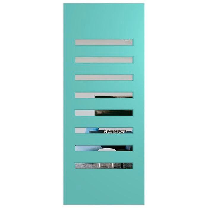 Hume 2040 x 820 x 40mm Verve External Door VER8 - Clear Glass