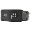 Switch Boss Dual Green LED Laser Etched Rocker Switch (Horizontal) - Water Pump