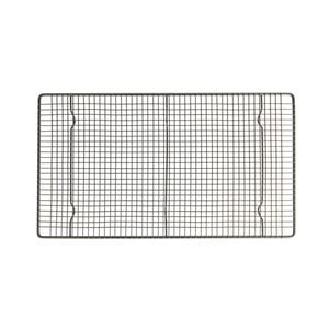 Mastercraft 46x26cm Carbon Steel Non-Stick Cooling Tray Rack - Black