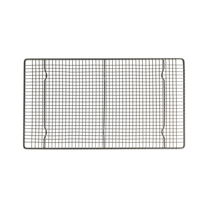 Mastercraft 46x26cm Carbon Steel Non-Stick Cooling Tray Rack - Black