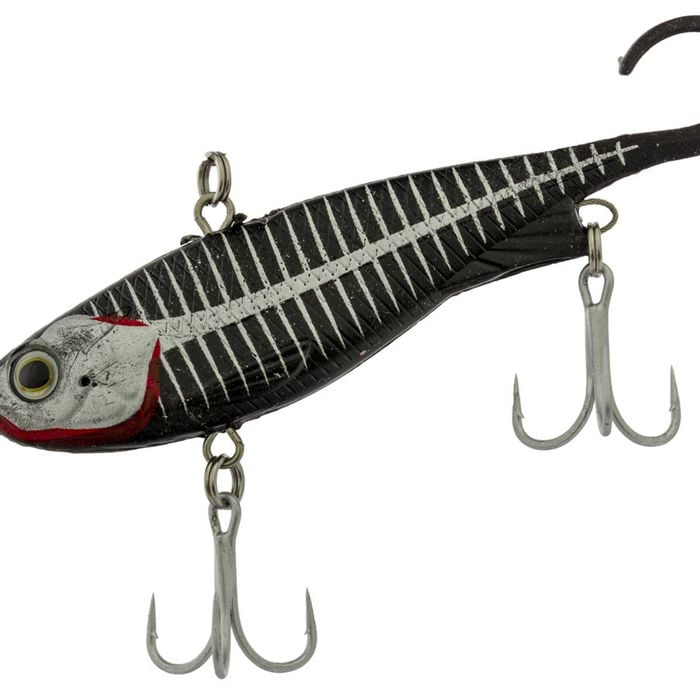 Zerek Lure Fish Trap 95mm 23g Soft Vibe Fishing Lure #Black Widow/BKW
