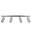 CLA Lighting Exterior Adjustable 4 Head Bar Spot Light (Titanium) IP44